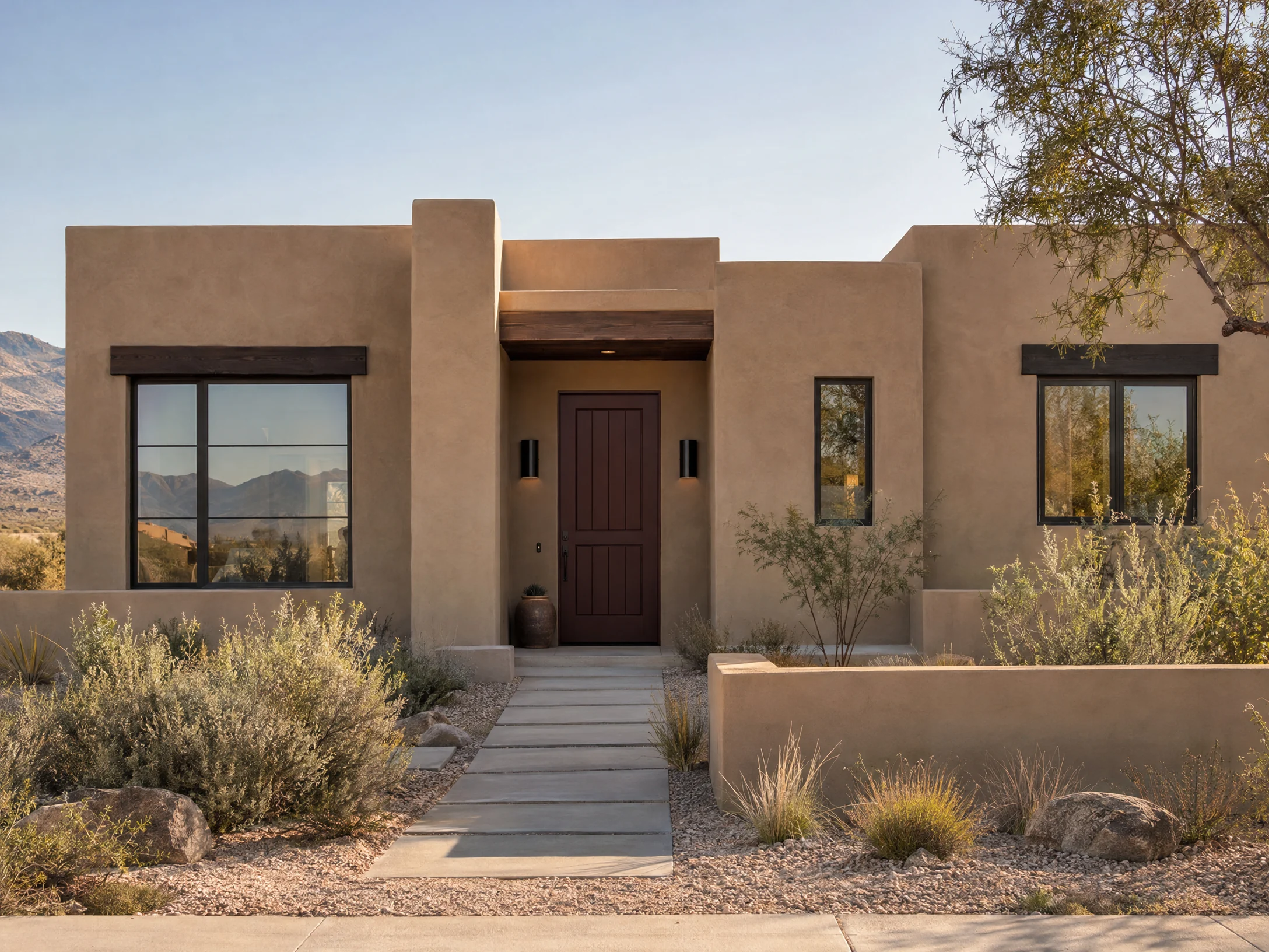 Illustrative homeowner scenario: changing the facade