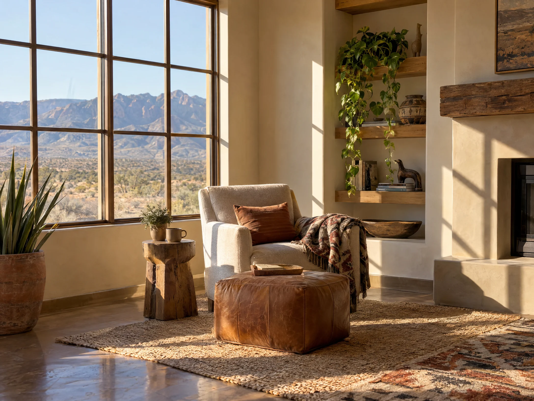 Illustrative homeowner scenario: sun-exposed rooms